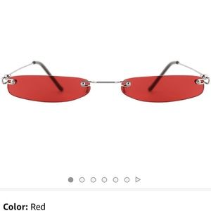 Red Tiny Sunglasses